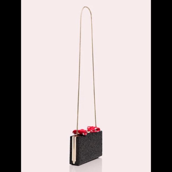 NWT Kate Spade Minnie Mouse Minnie Bow Clasp Clutch Crossbody - Picture 12 of 12
